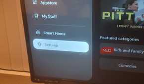 The Settings Option in Amazon Fire TV Stick