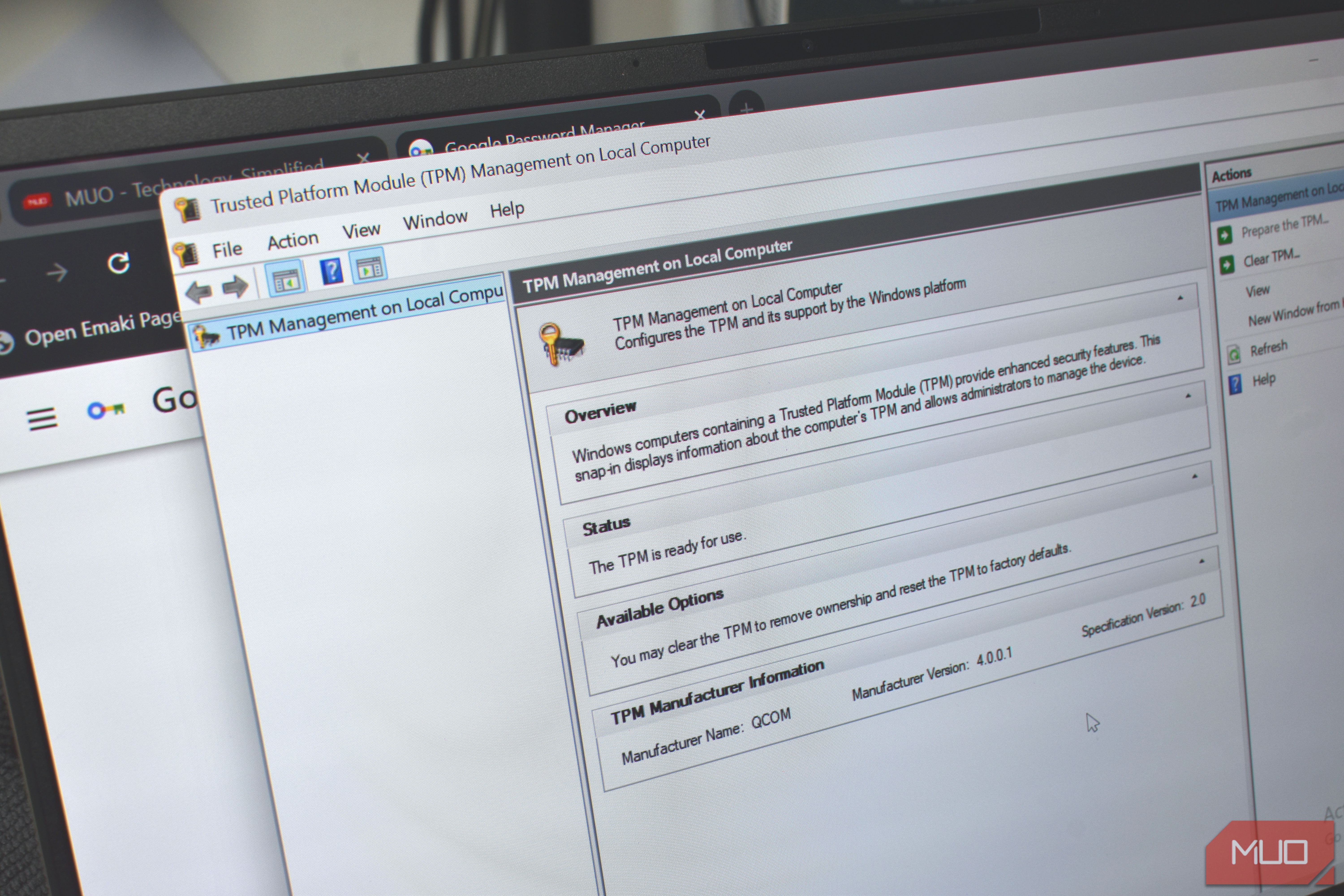 tpm management on windows 11.