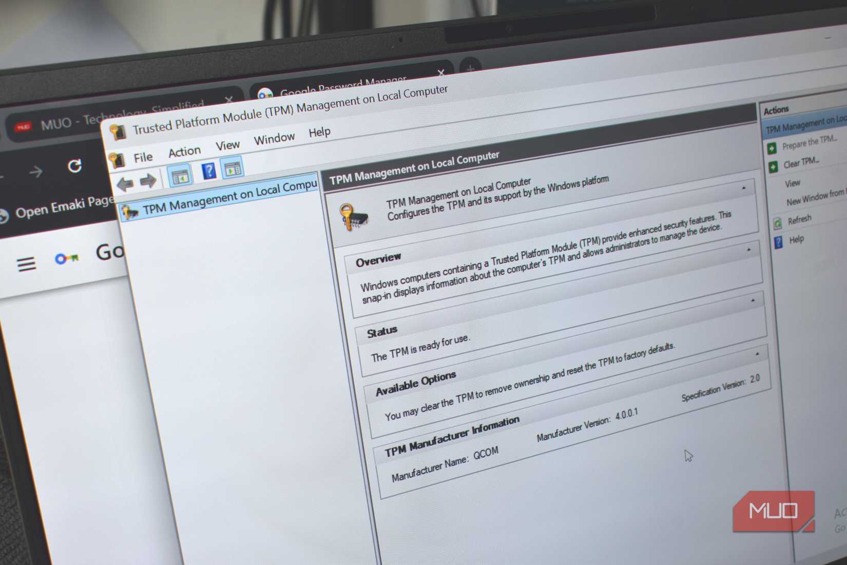 tpm management on windows 11.