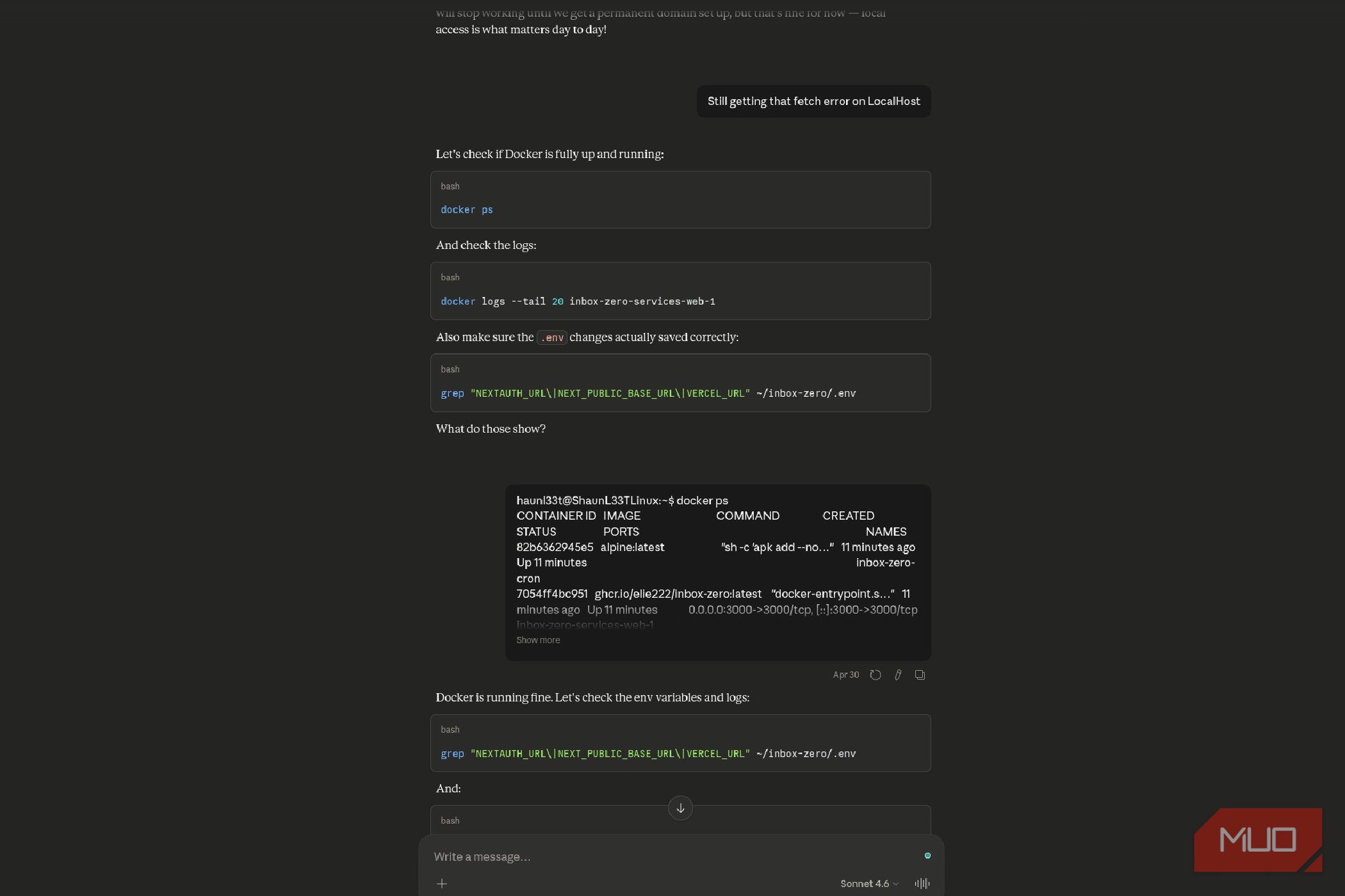 I stopped being afraid of Linux terminal commands once Claude started ...