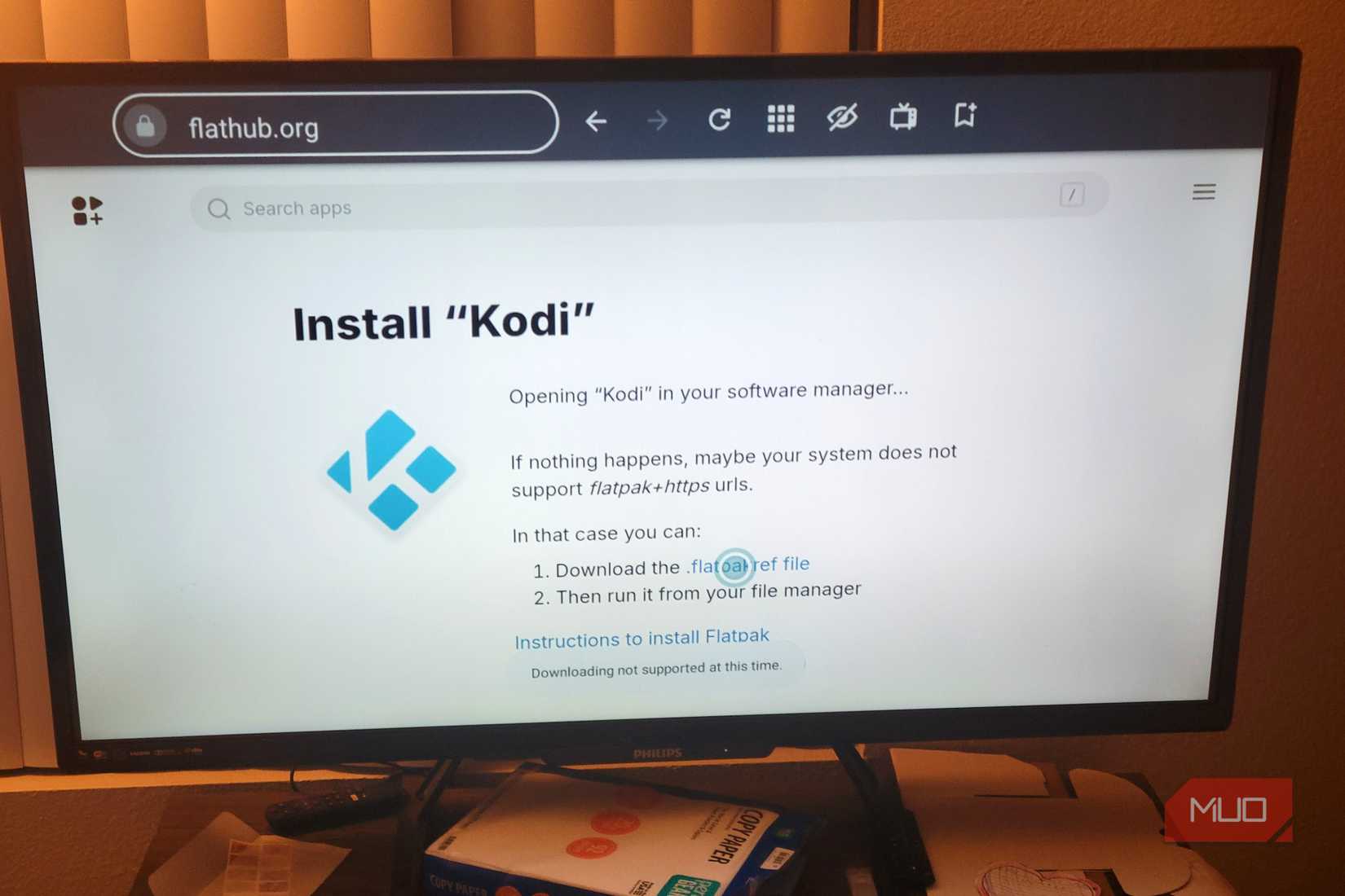 Trying to download Kodi in a Smart TV with Amazon