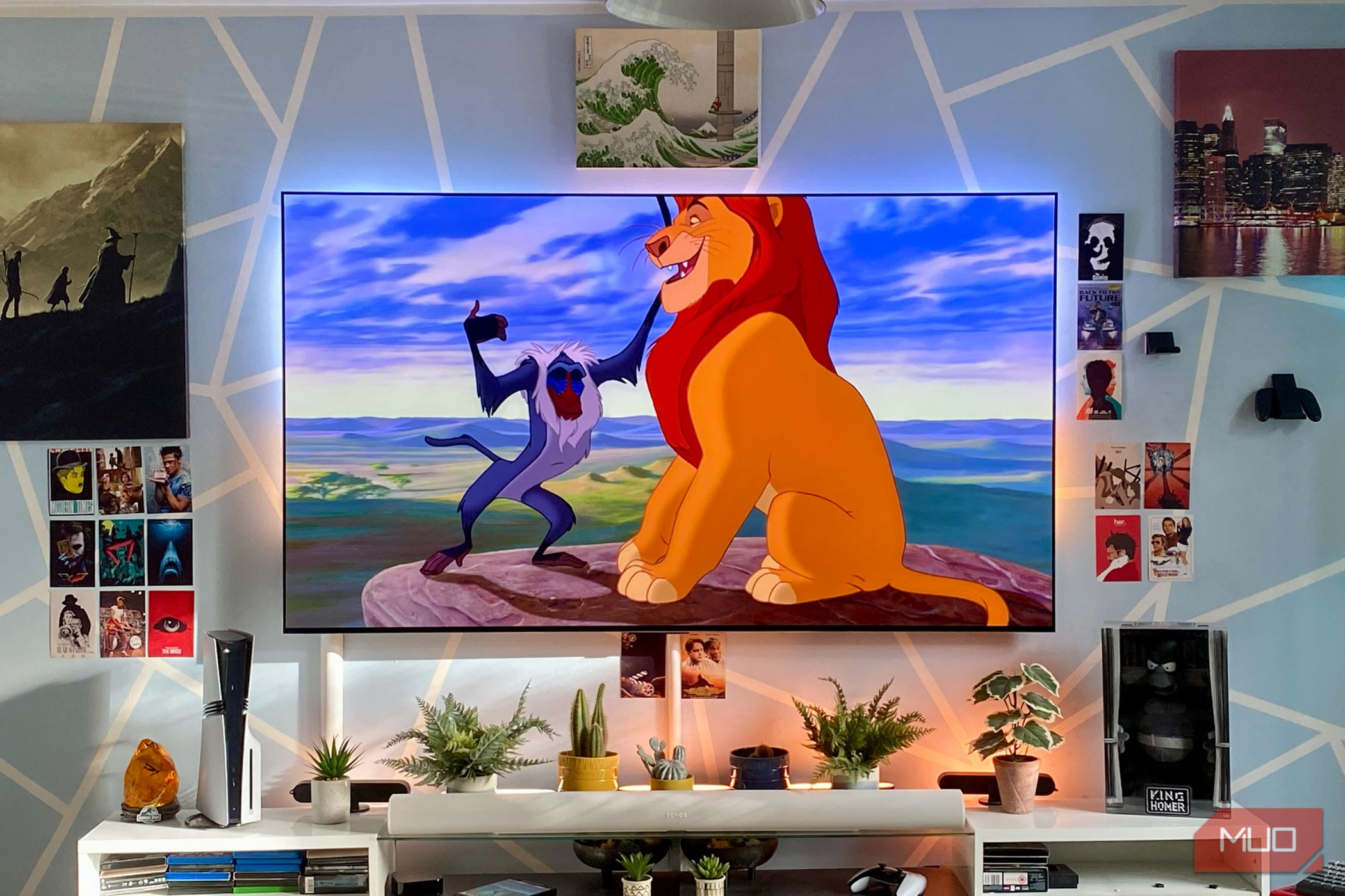 The Lion King on an LG G3 OLED TV