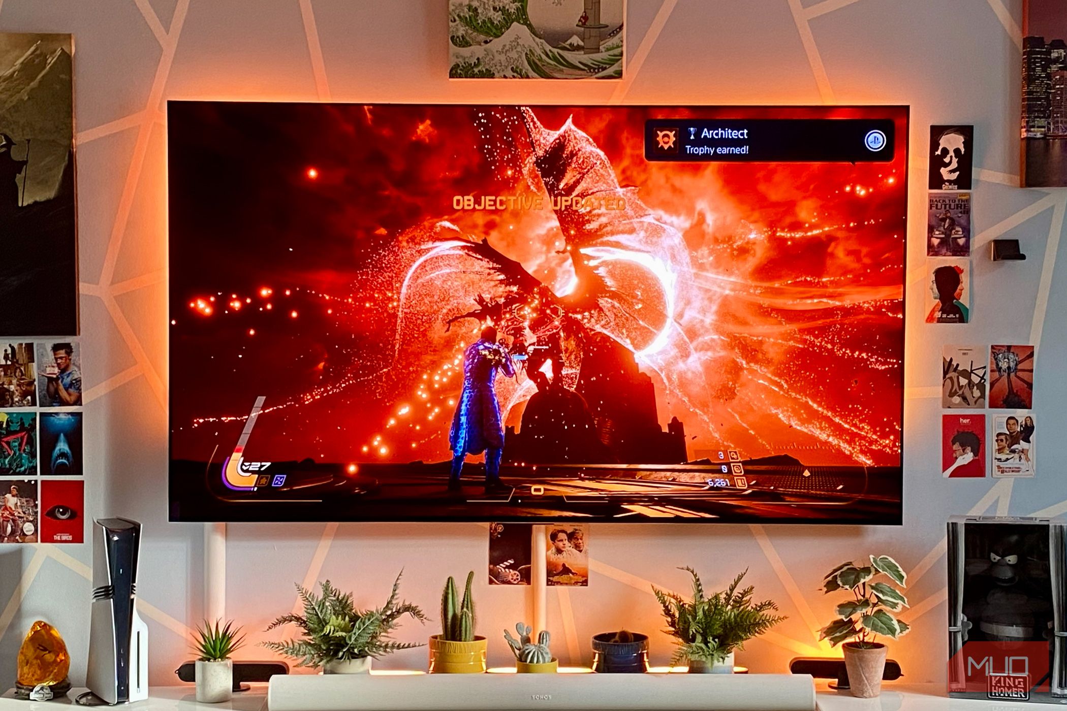Saros on an LG G3 OLED TV