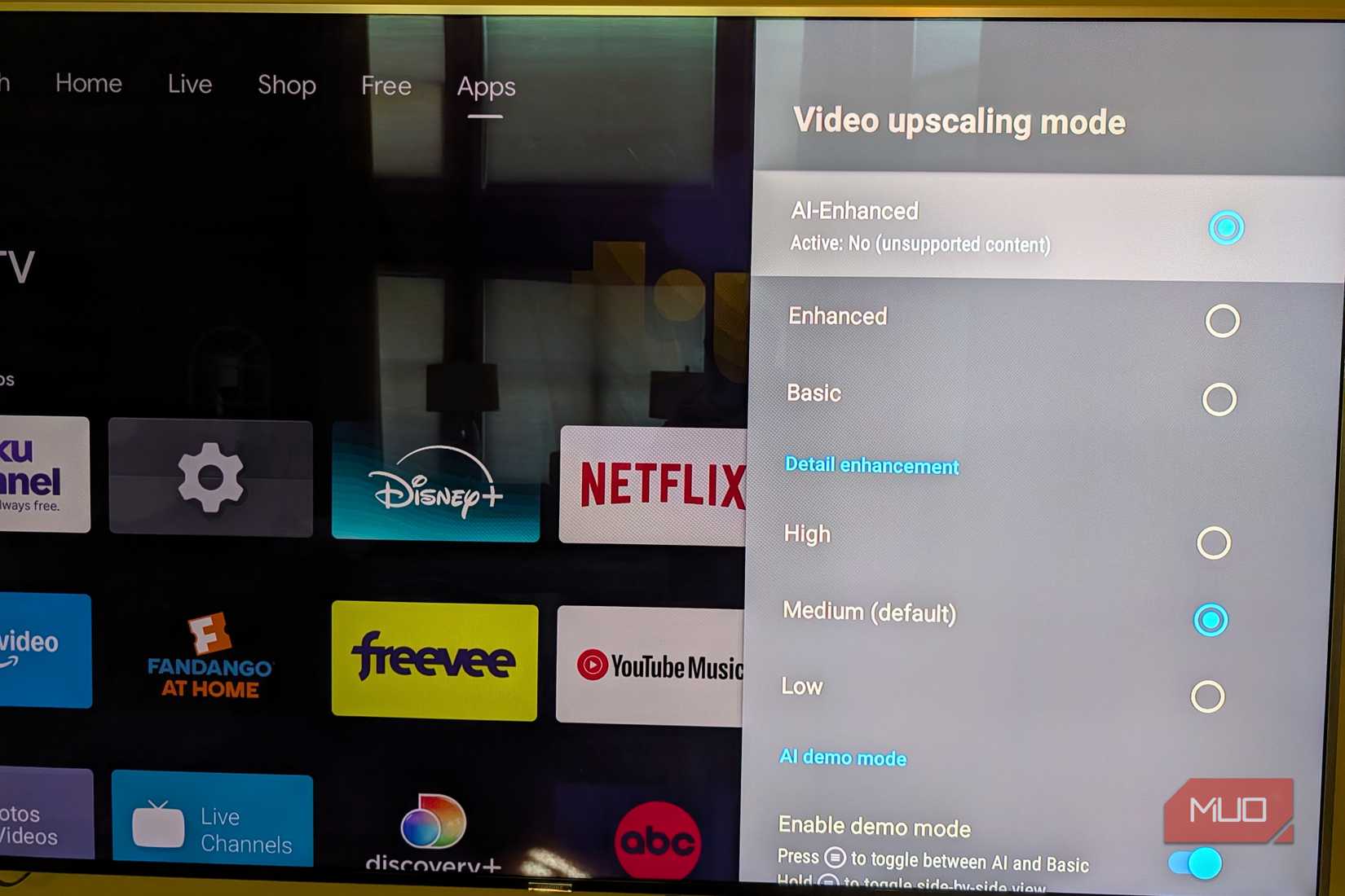 nvidia shield tv unscaling options