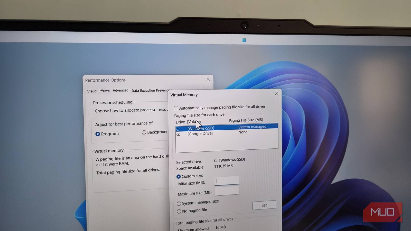 One Windows virtual memory setting was wasting 36GB on my laptop — here's how I fixed it