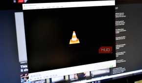 vlc media player on computer.