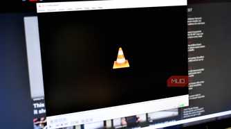 vlc media player on computer.