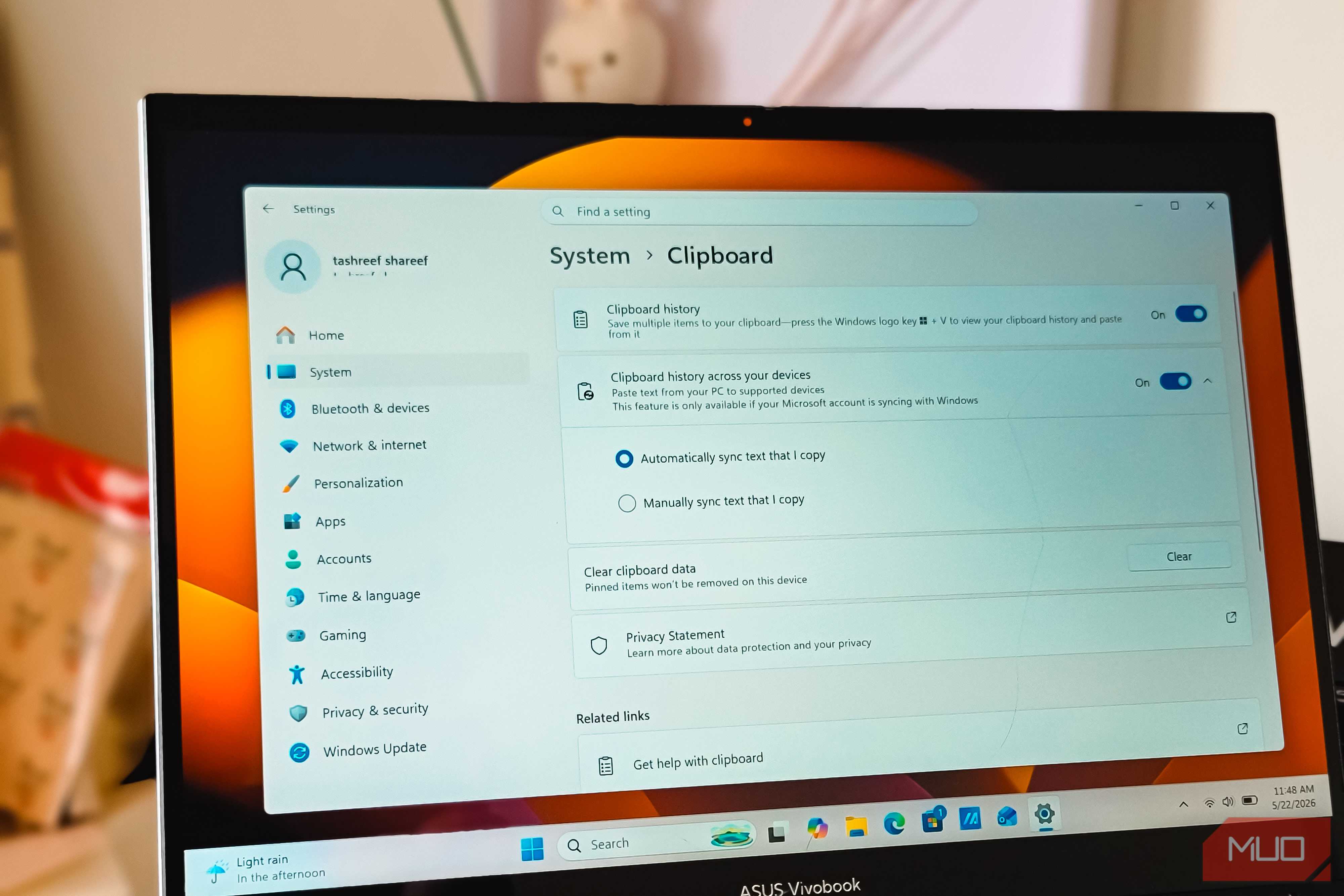 windows-11-clipboard-history-settings on a Asus Vivobook S Flip 14 (2)