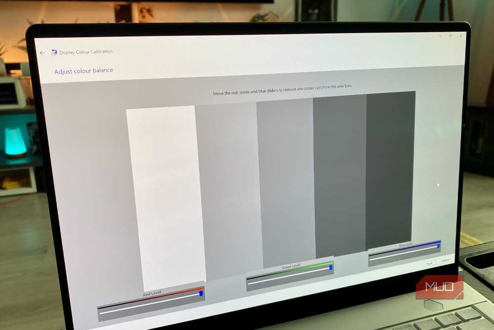 Windows color settings let you calibrate your display for accurate reproduction
