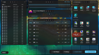 Compact Desktop Score Widget I built the perfect personalized dashboard right on my computer desktop