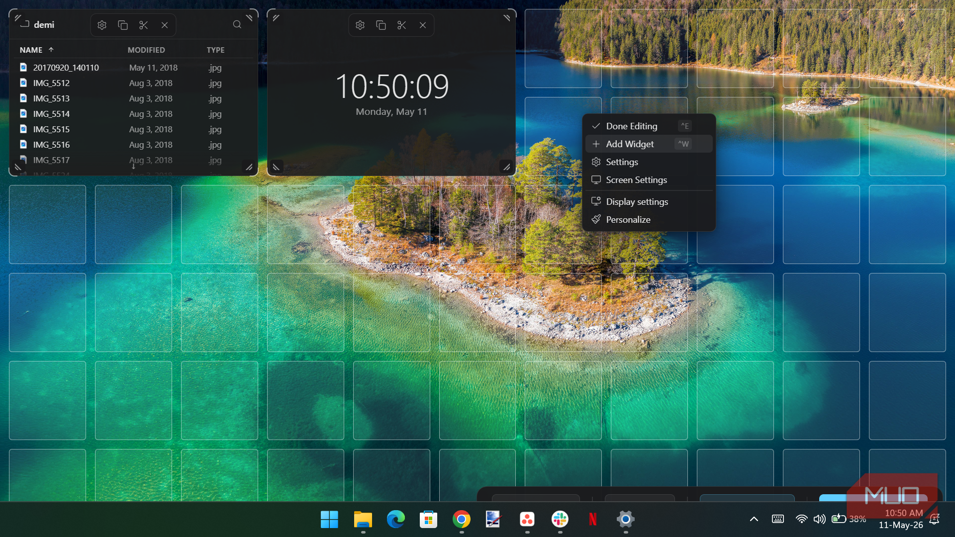 I built the perfect personalized dashboard right on my computer desktop