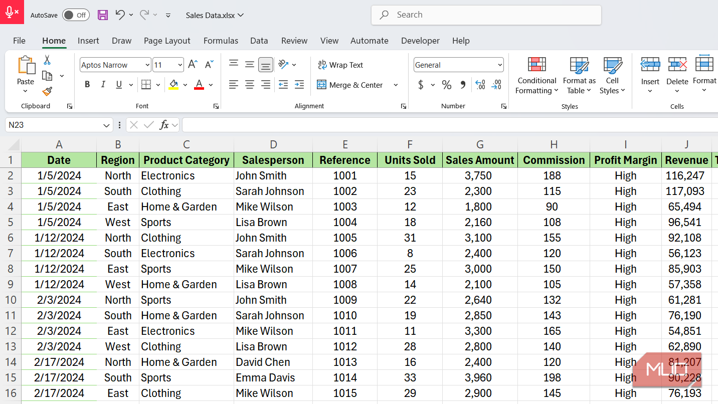 You can name cells in Excel, and formulas get much easier after that