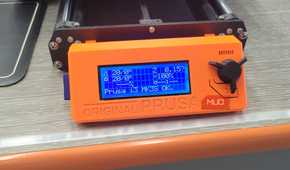 A 3D printer with settings set