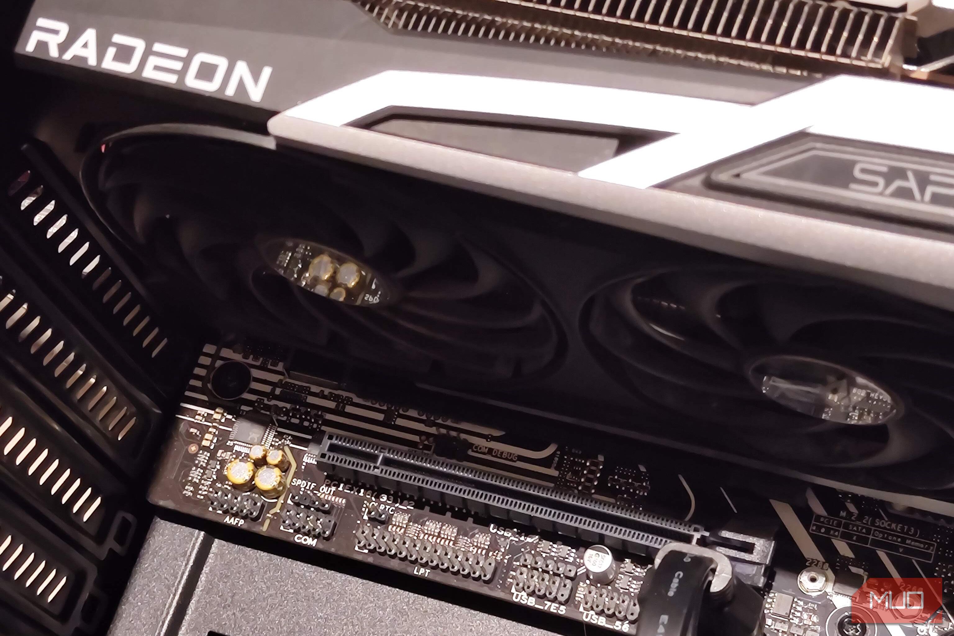The fastest slot on your motherboard is probably empty, and that's fine
