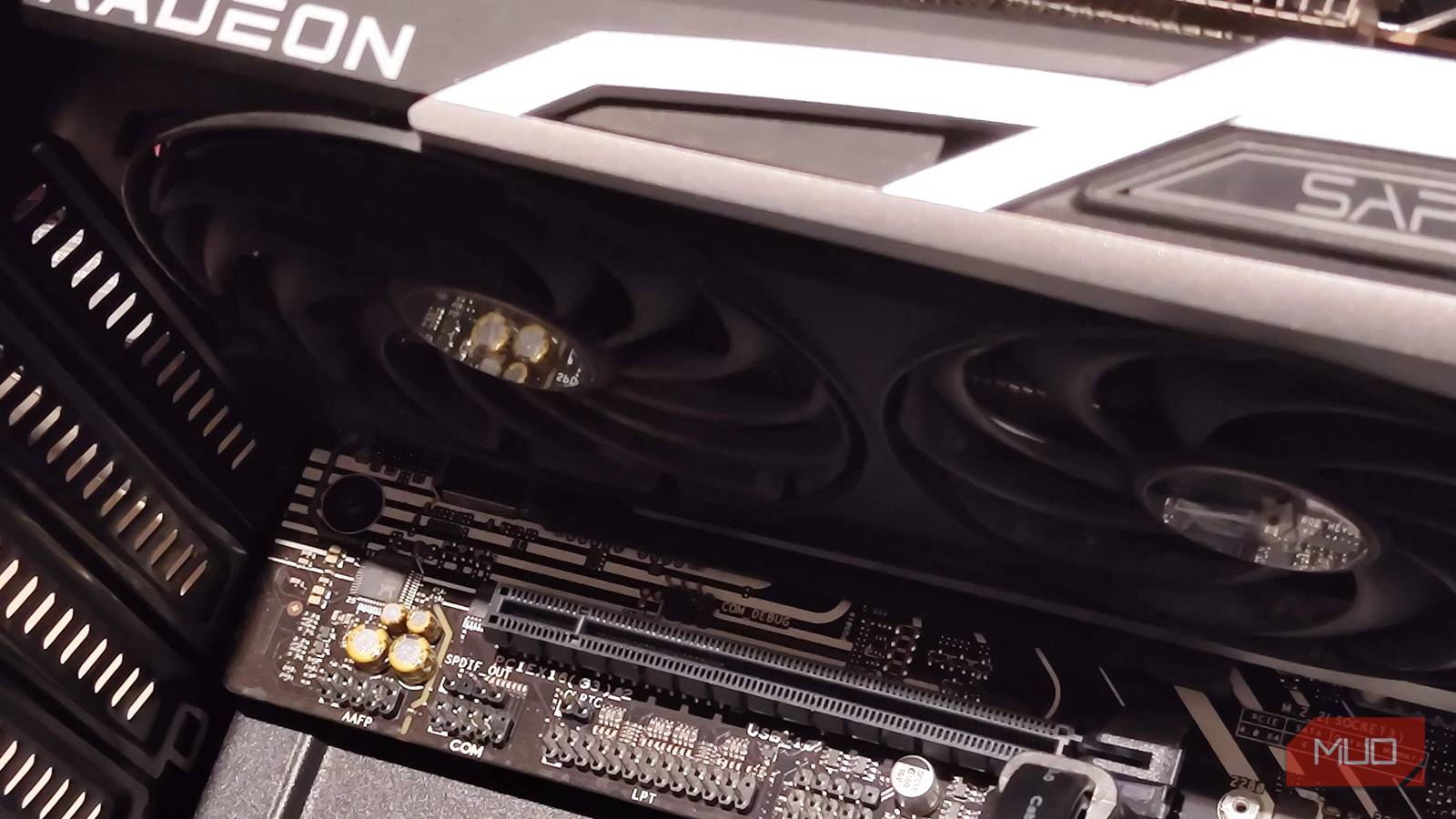 The fastest slot on your motherboard is probably empty, and that's fine