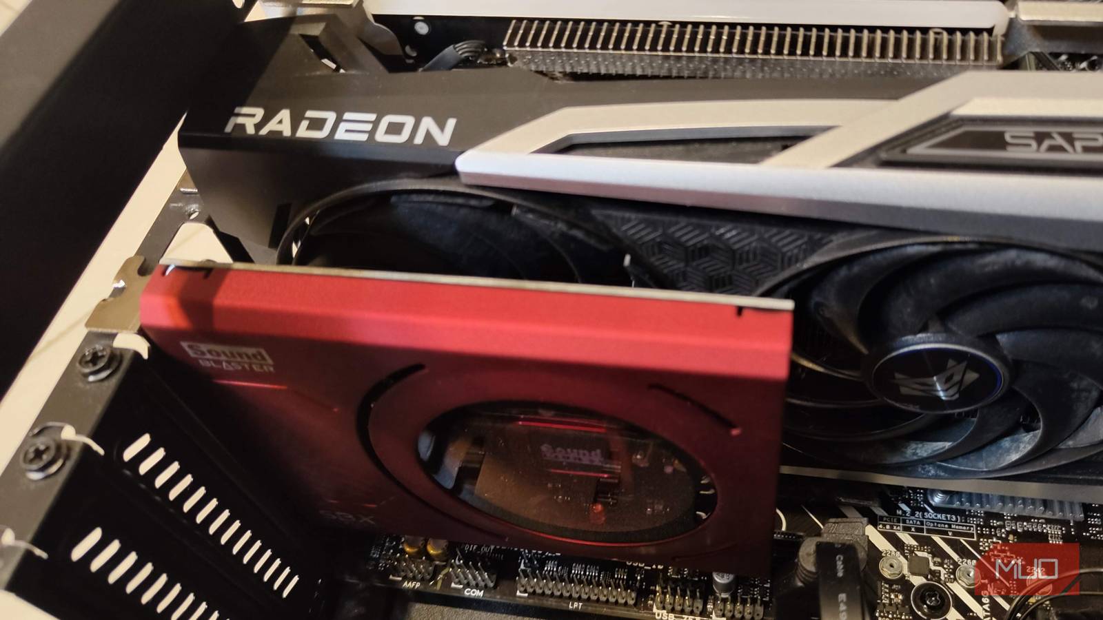 sound card slot on motherboard