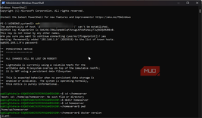 Accessing Lightwhale with SSH
