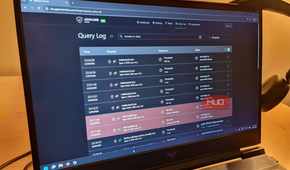 AdGuard DNS query log page
