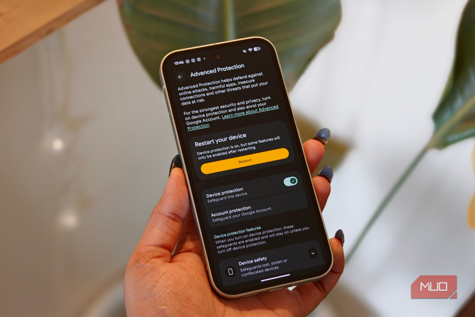 عناصر التحكم الجديدة للحماية المتقدمة على Android 17