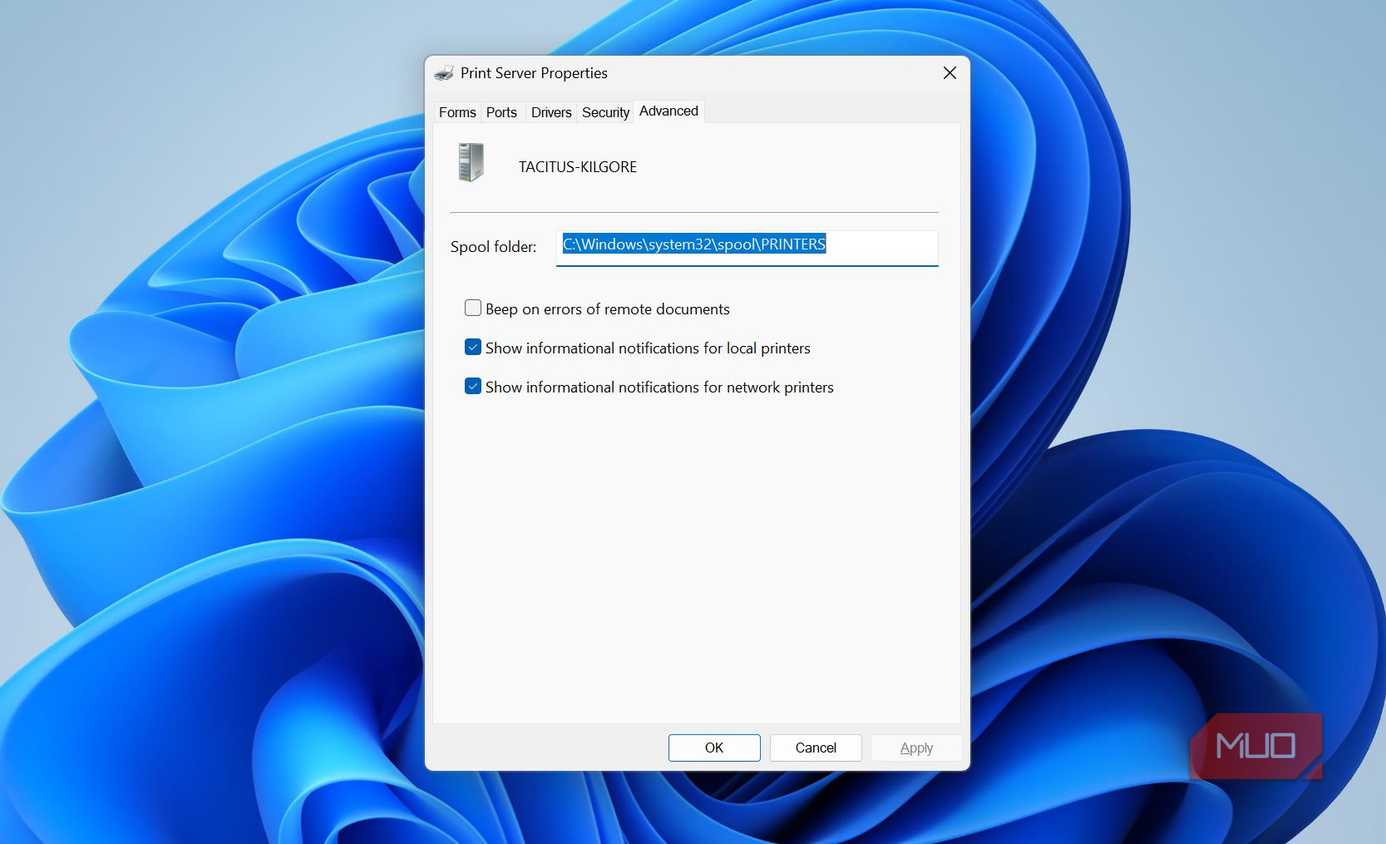 Printer Properties Advanced These Windows settings still aren't in the Settings app — and might ...