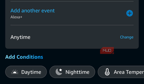 alexa app contact sensor thermostat routine