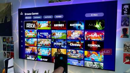 آمازون لونا روی یک تلویزیون LG OLED