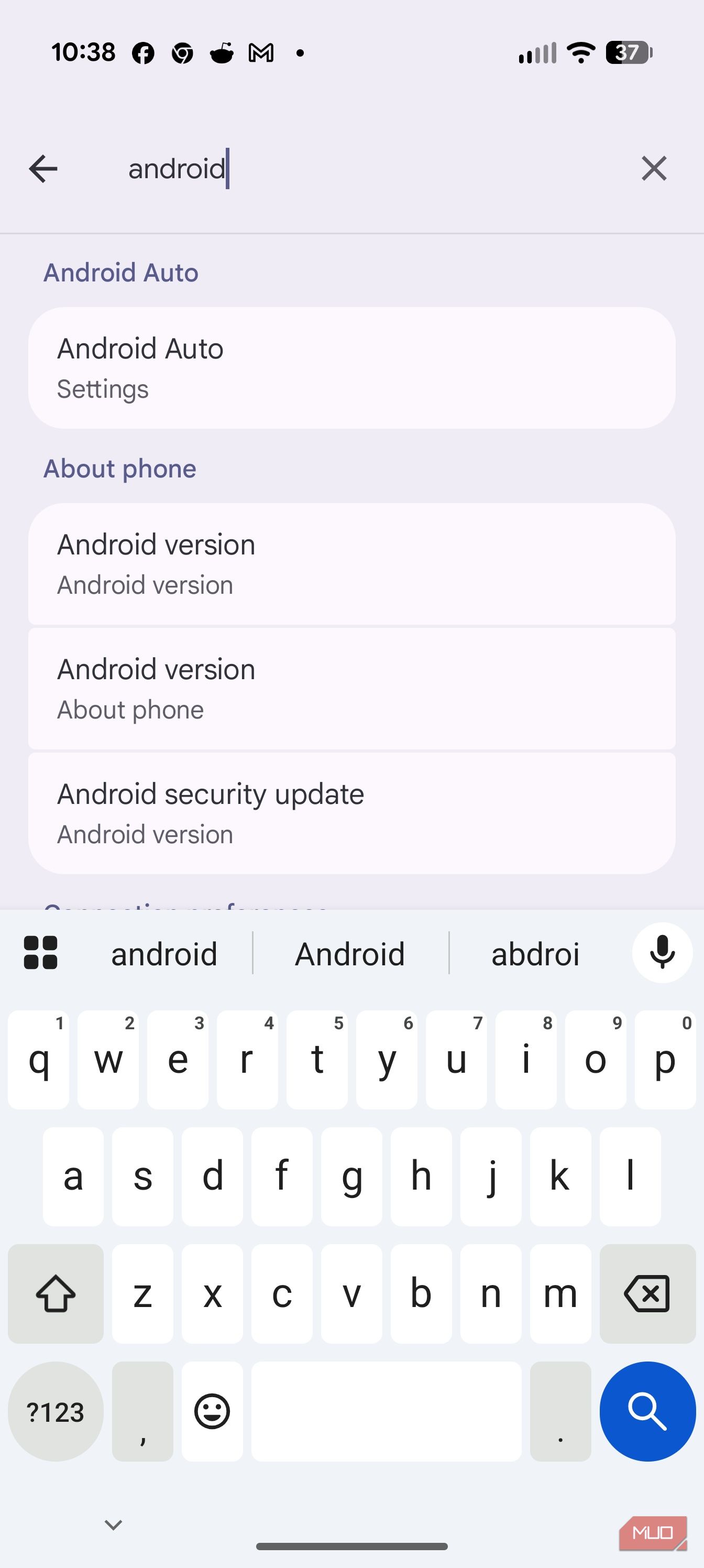 Screenshot for Android Auto on Pixel.