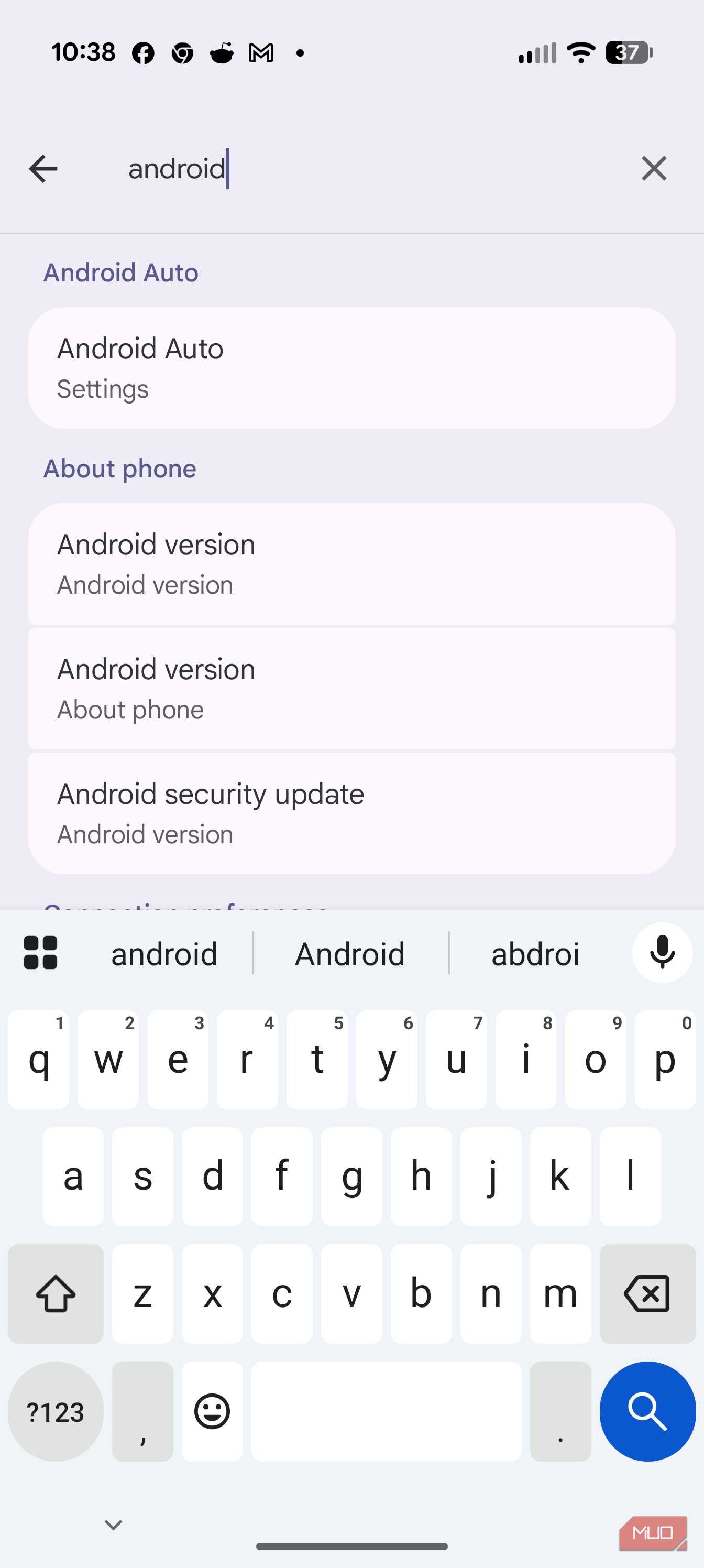 Screenshot for Android Auto on Pixel.