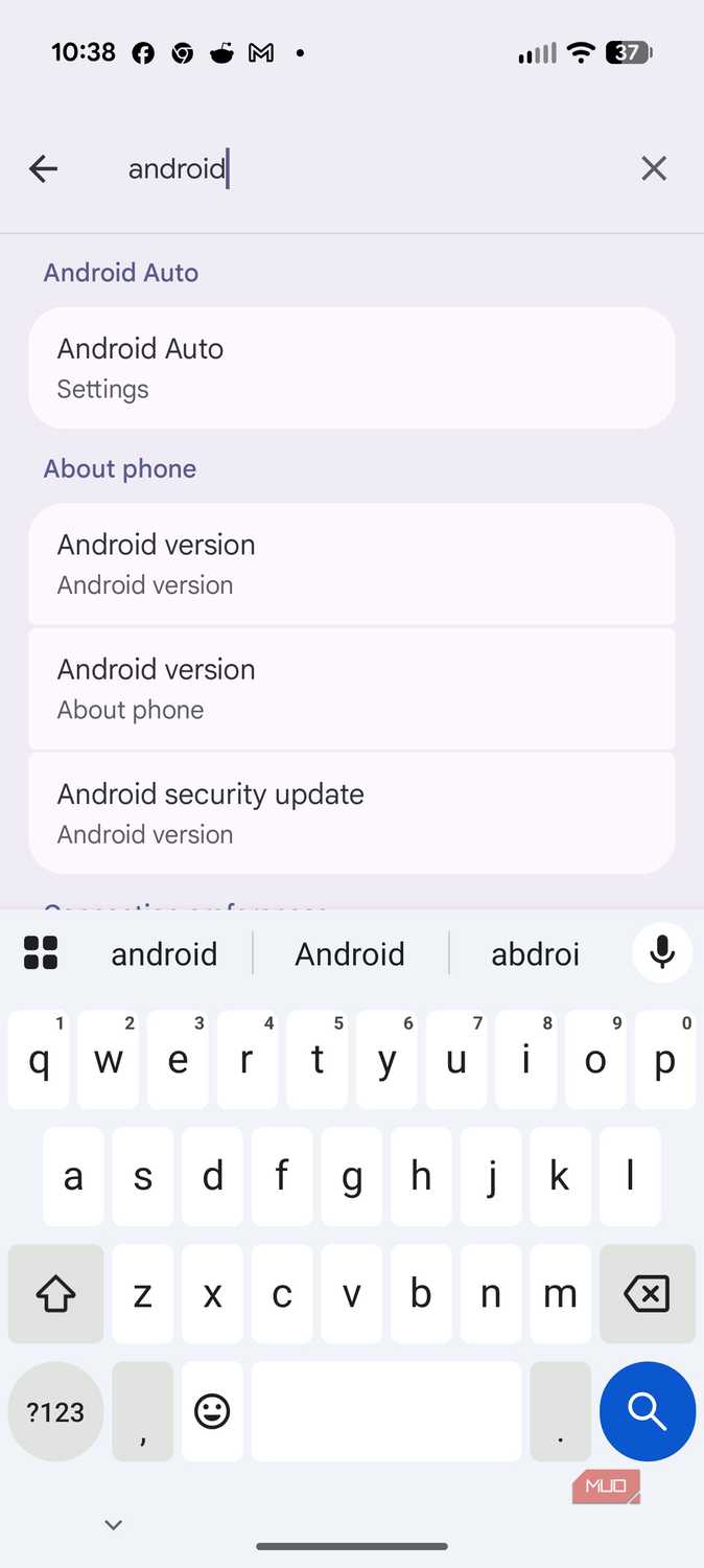 Screenshot for Android Auto on Pixel.