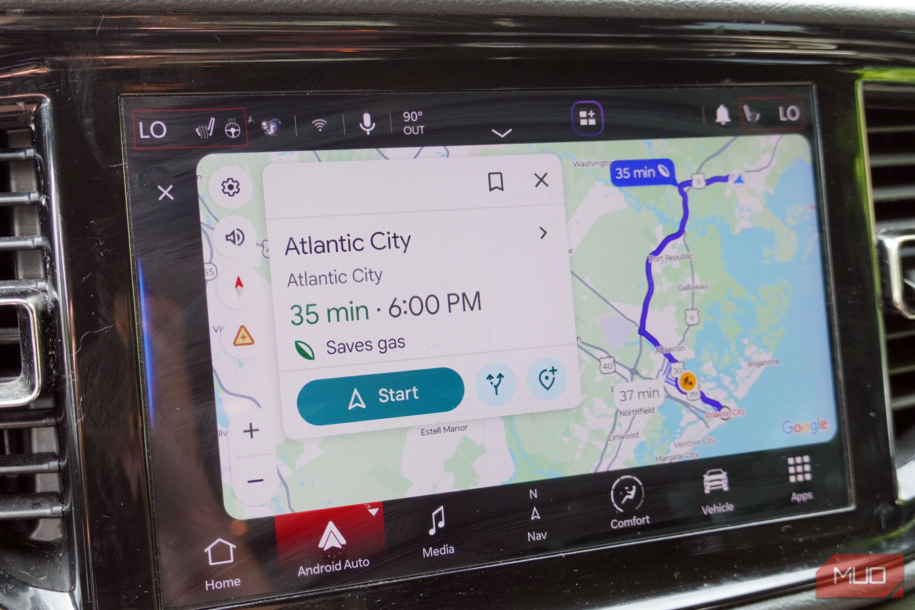 Toll-free driving directions to Atlantic City.