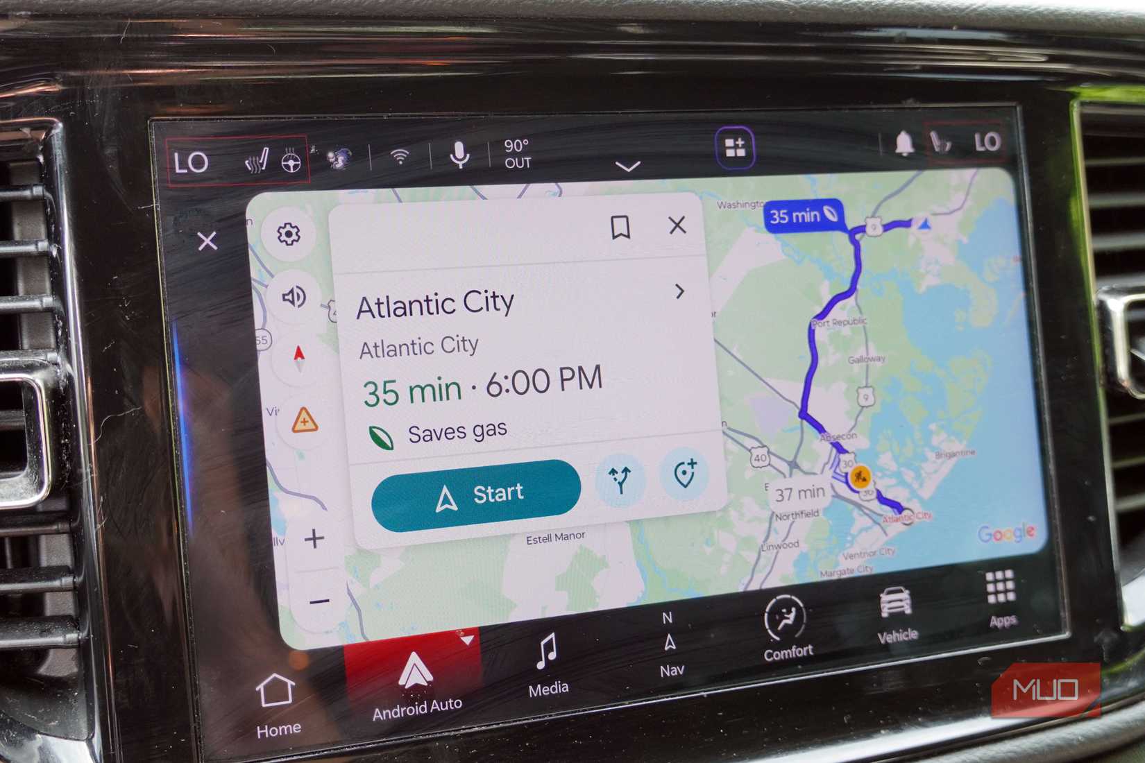 Toll-free driving directions to Atlantic City.