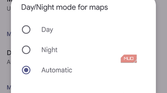 Screenshot of Android Auto settings.