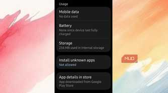 App info for the chrome app