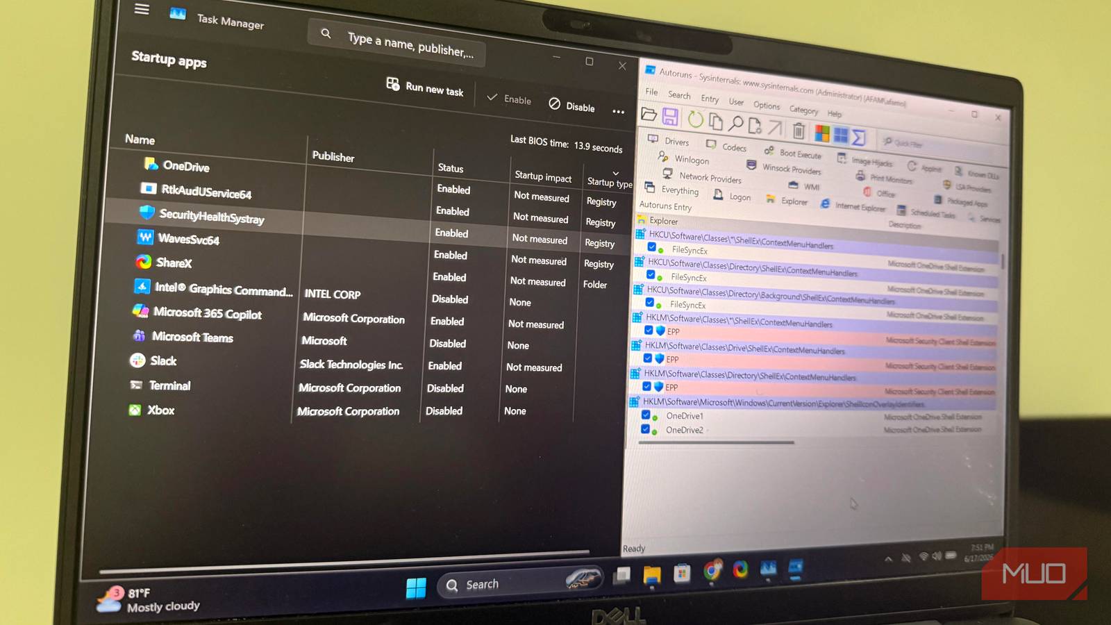 I ran a free Microsoft tool and found 161 startup entries Task Manager couldn’t see I ran a free Microsoft tool and found 161 startup entries Task Manager couldn’t see