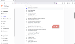 Brave Shields content filters list