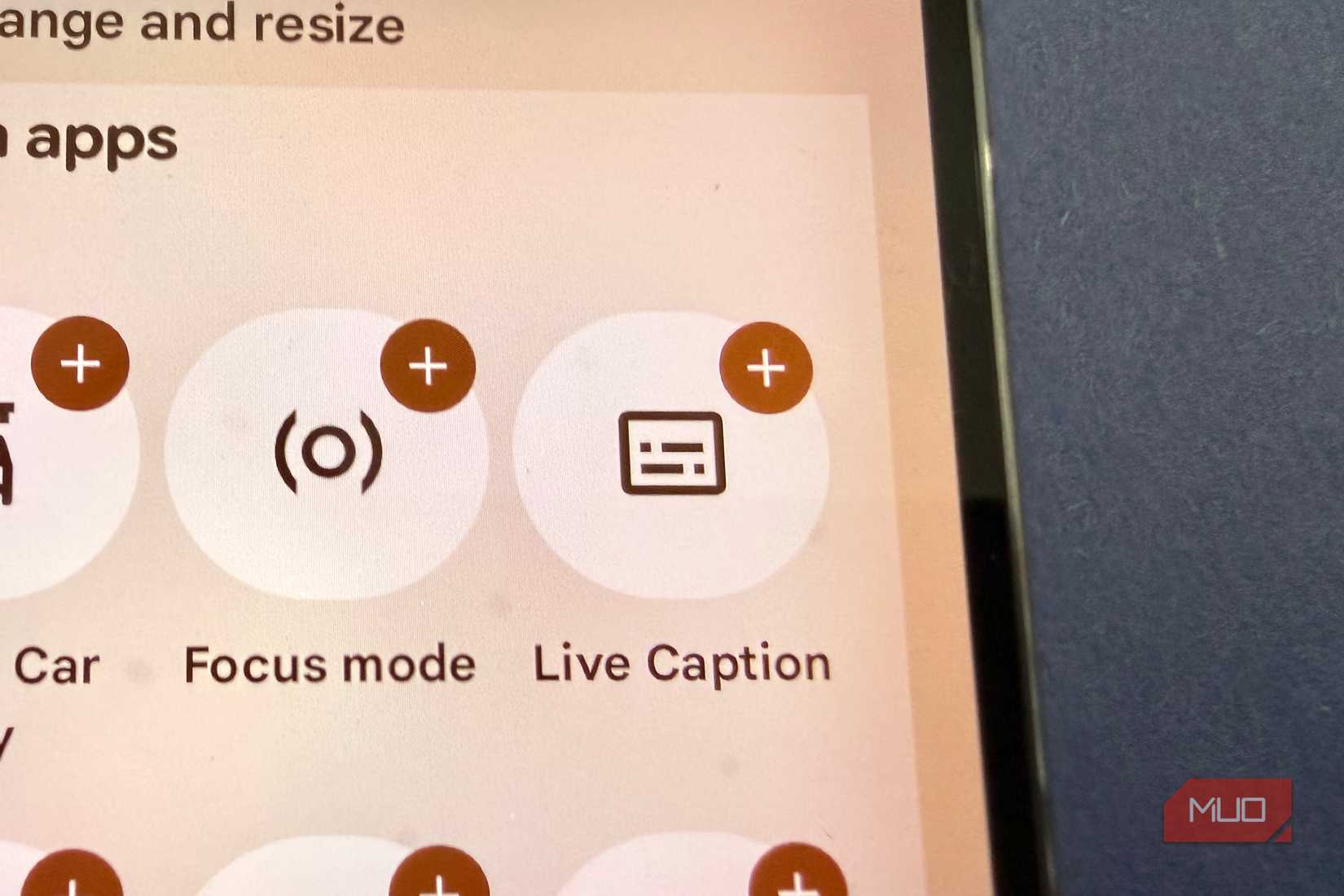 live caption toggle