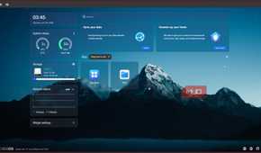 CasaOS default web dashboard.
