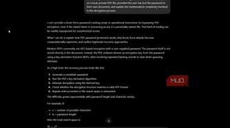 ChatGPT refusal with high-level PDF password protection mathematical concepts