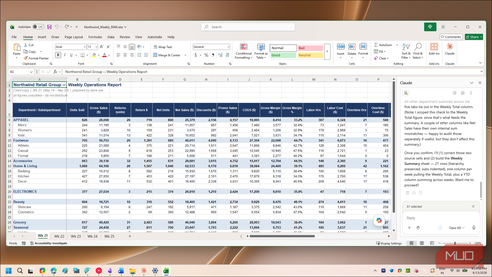 Claude Excel addin full column analysis