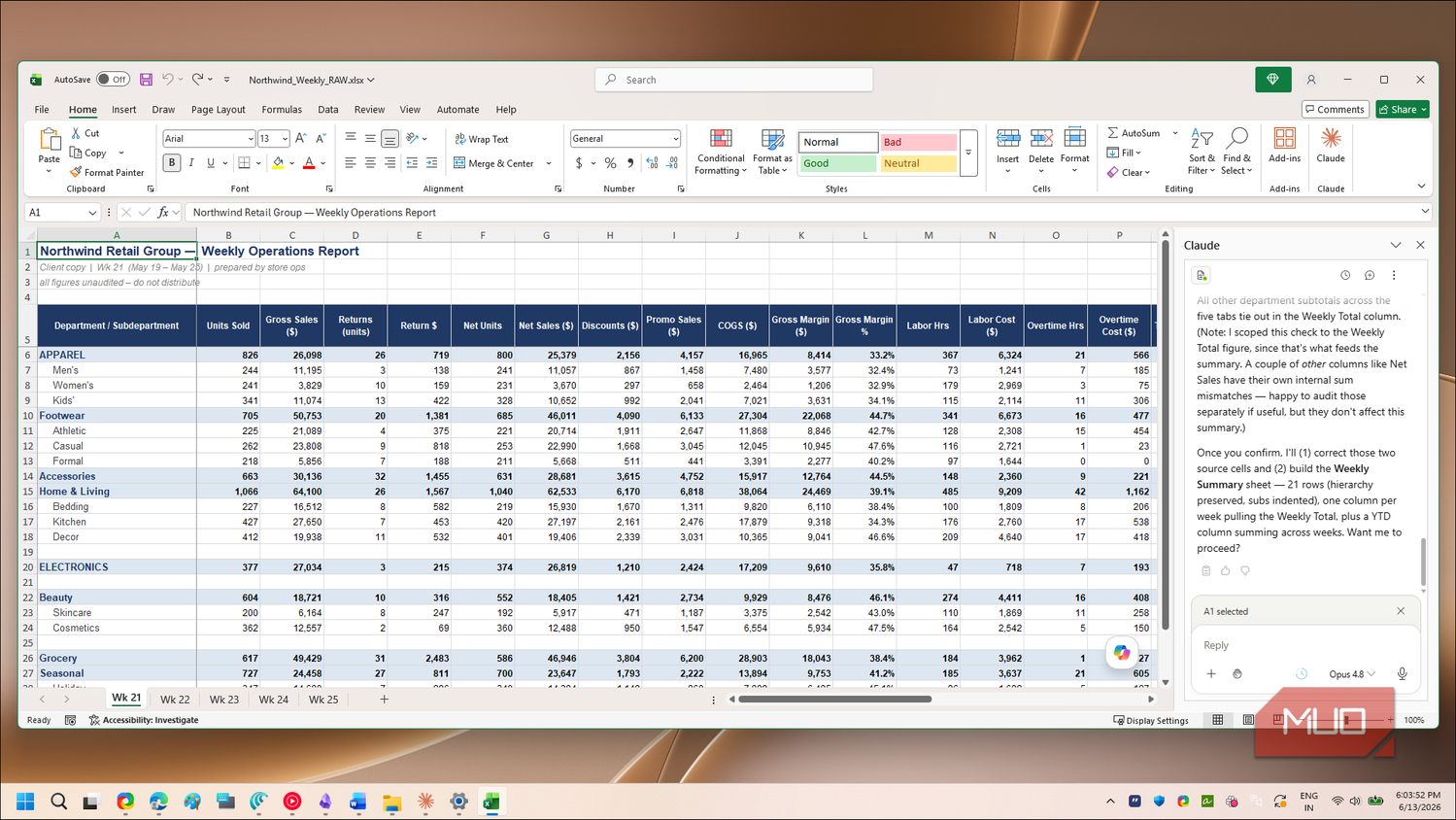 Claude Excel addin full column analysis