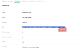 Computer GPU detection.