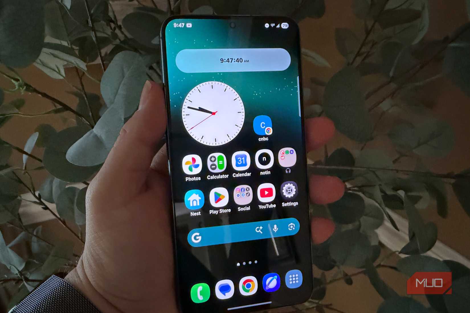 samsung homescreen