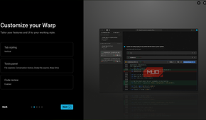 Begin Warp customization
