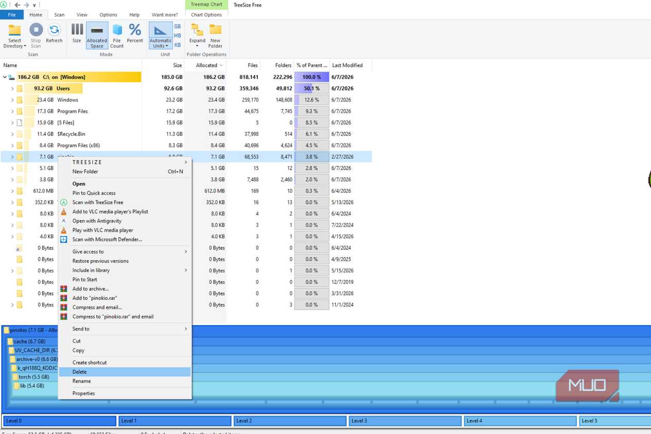 Deleting files in SSD