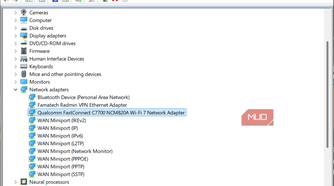 device manager wifi adapter