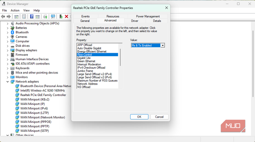 Disabling Flow Control
