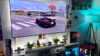 DLAA in Forza Horizon 6 on an LG OLED TV