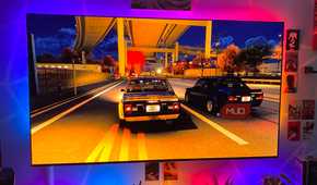 DLAA in Forza Horizon 6 on an LG OLED TV