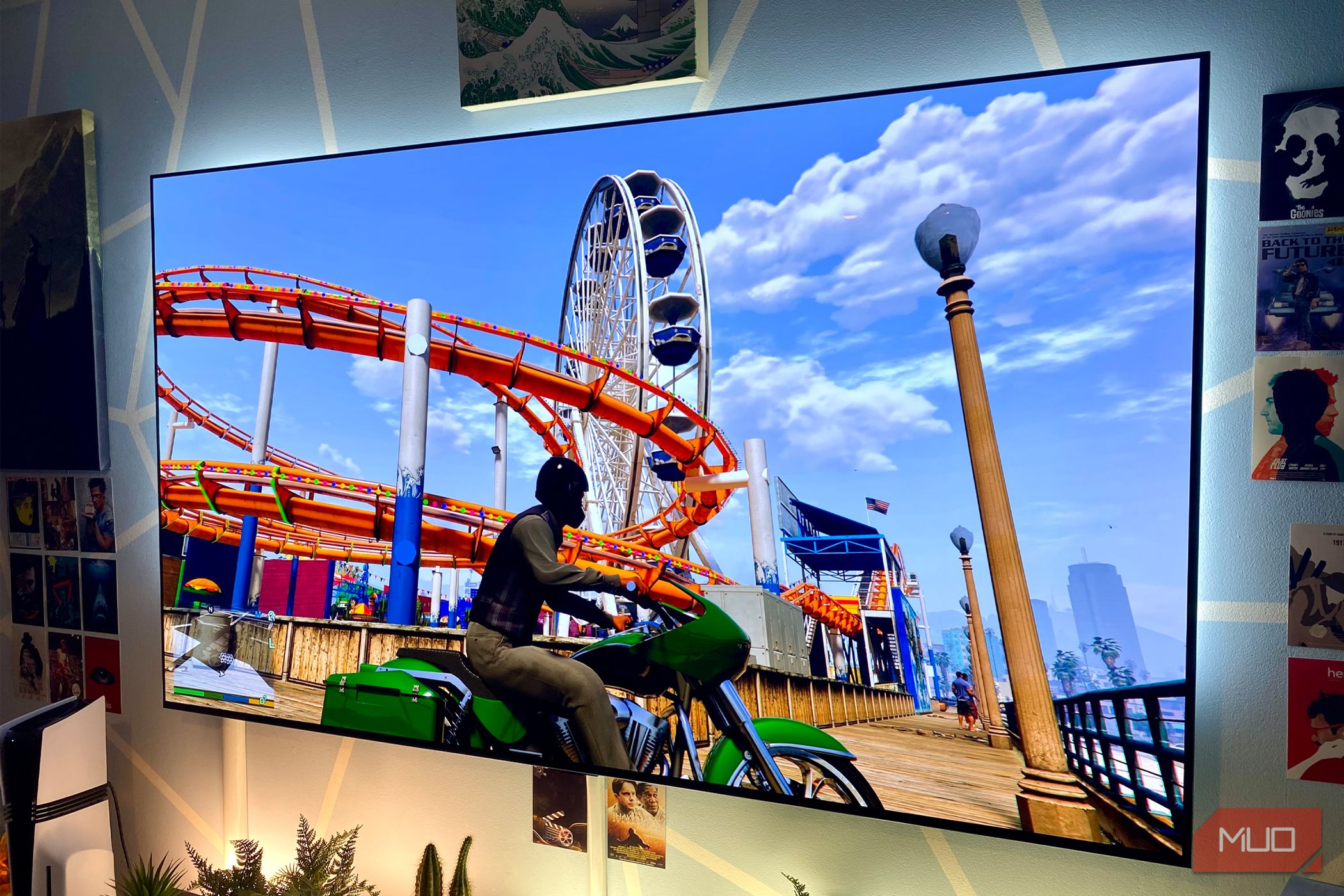 DLAA in GTA 5 Enhanced Edition on an LG OLED TV