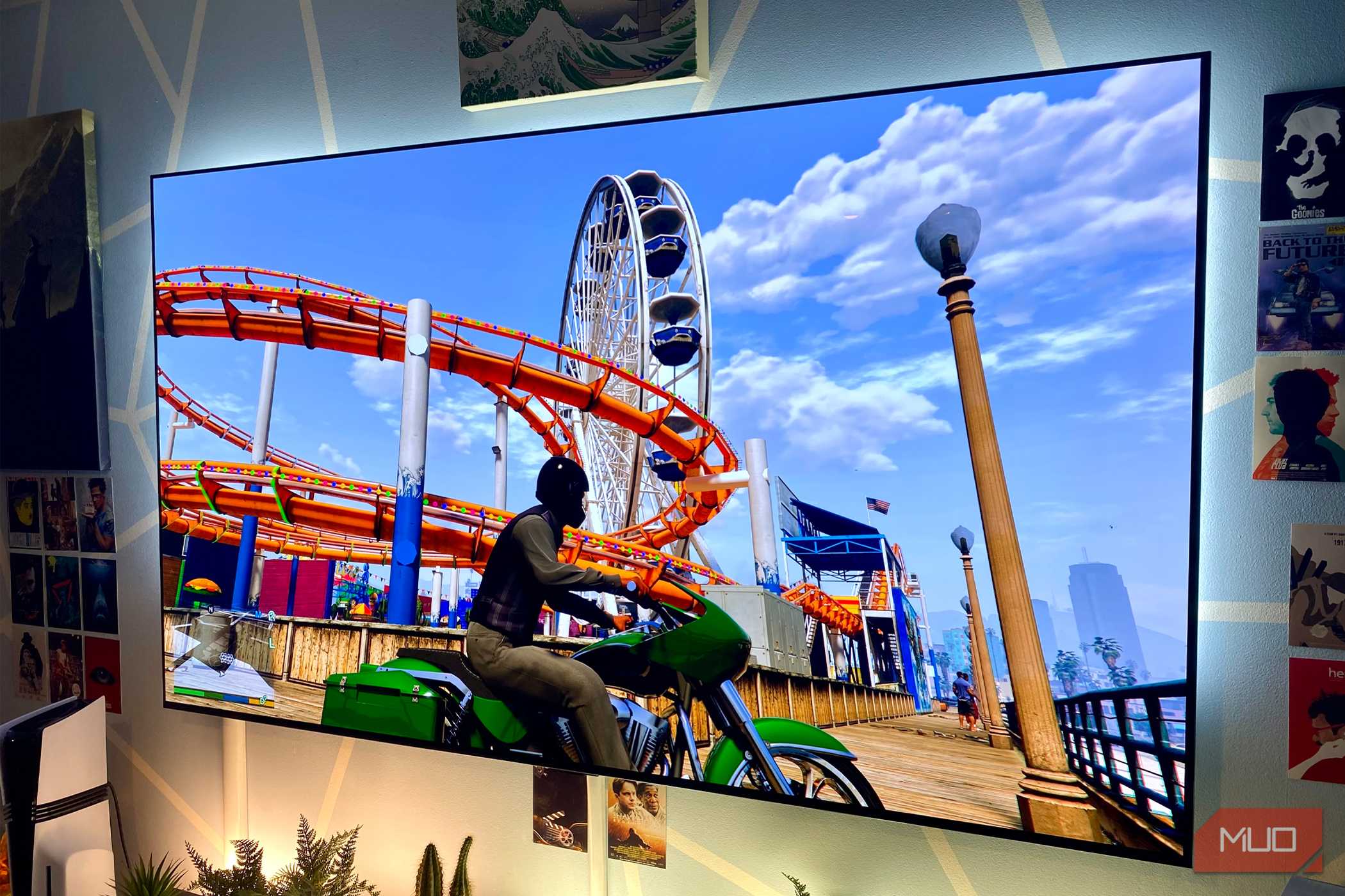 DLAA in GTA 5 Enhanced Edition on an LG OLED TV